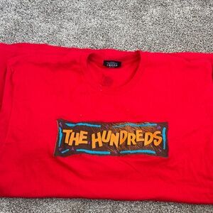 The Hundreds Vibrant Red Tee with Bold Logo